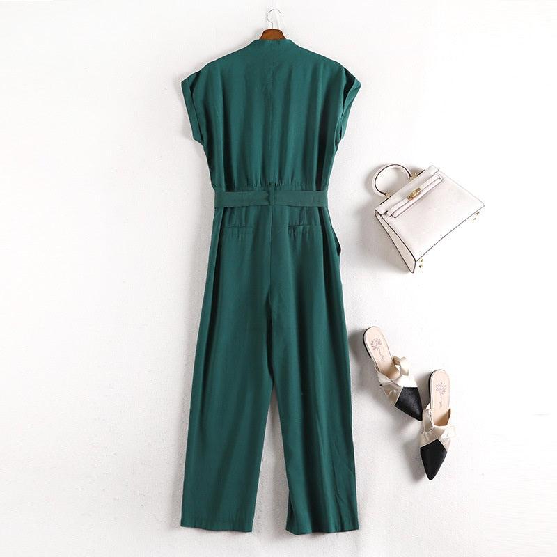 Plus Size Green Jumpsuit – Pluskard